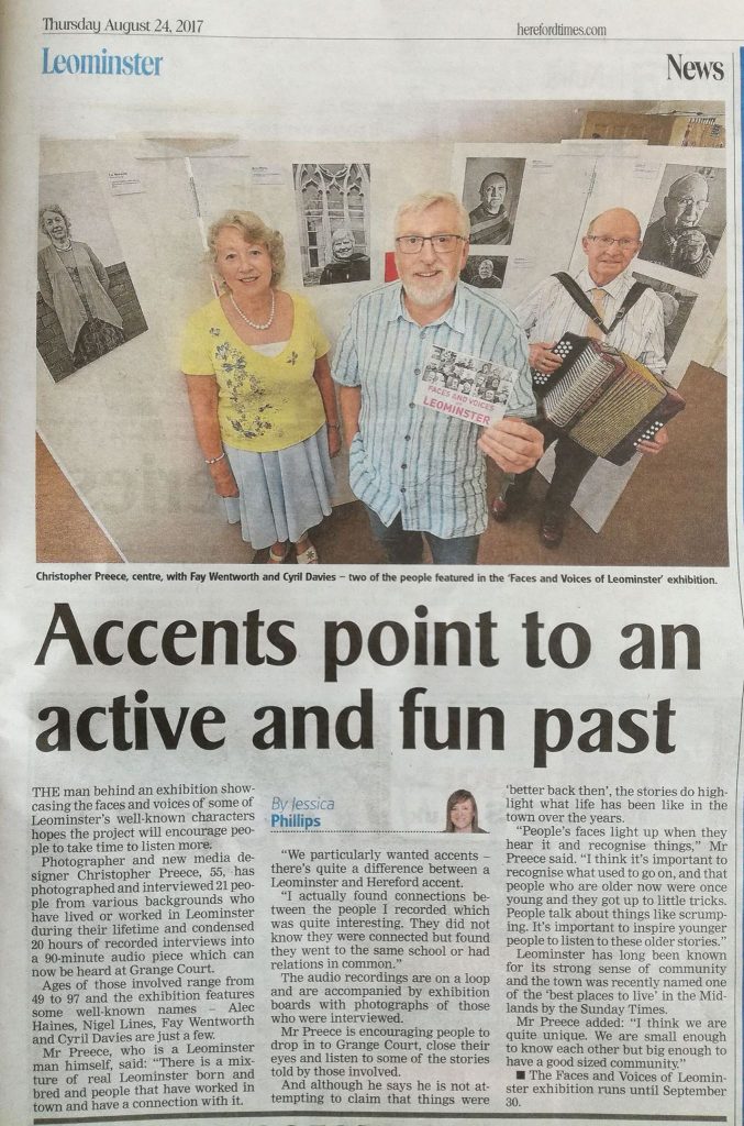 Hereford Times Article